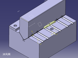 比亚迪汽车ha系列零部件"左右侧耳"折弯模具整套图 - 汽车冲压模具