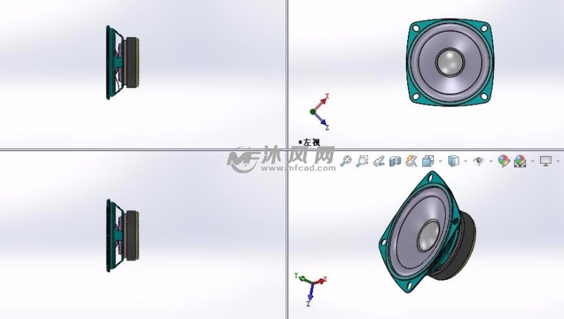 揚聲器(喇叭)結構圖