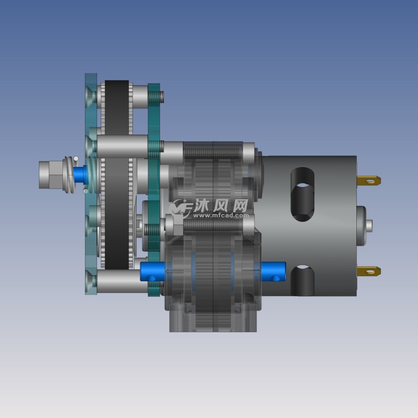 皮带传动装置建模