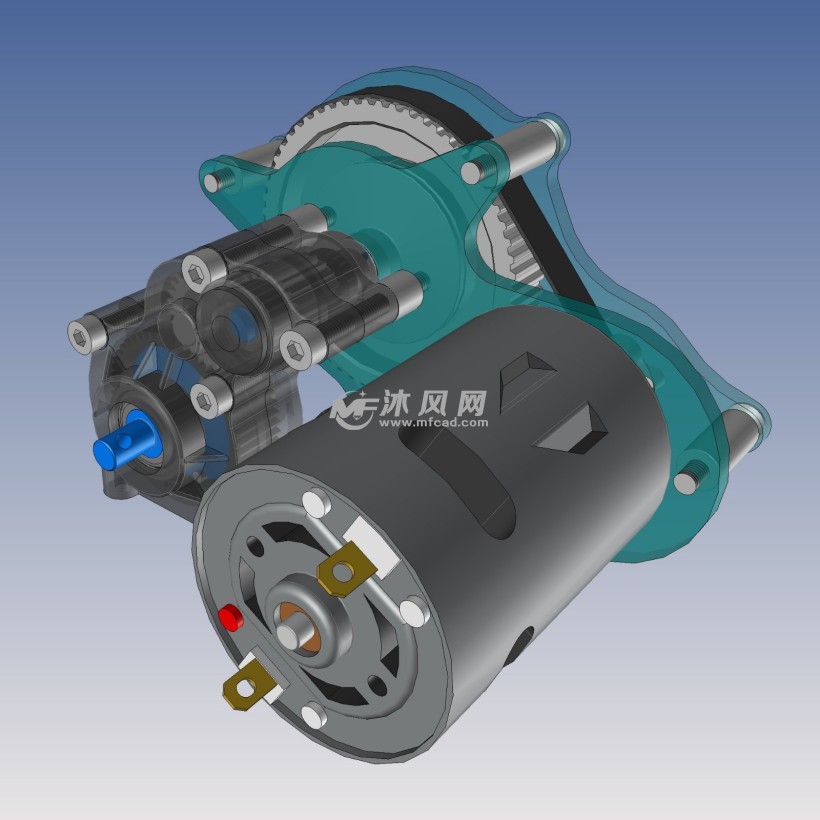 皮带传动装置建模