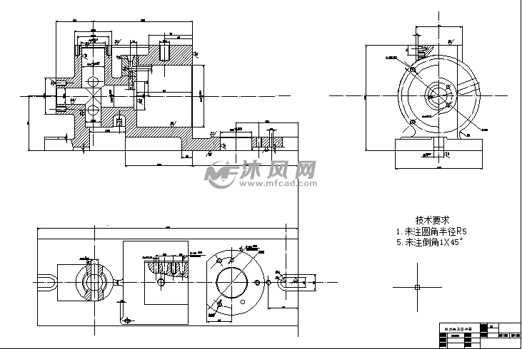 铣床夹具零件图
