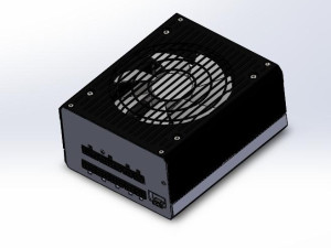 电脑电源三维模型设计