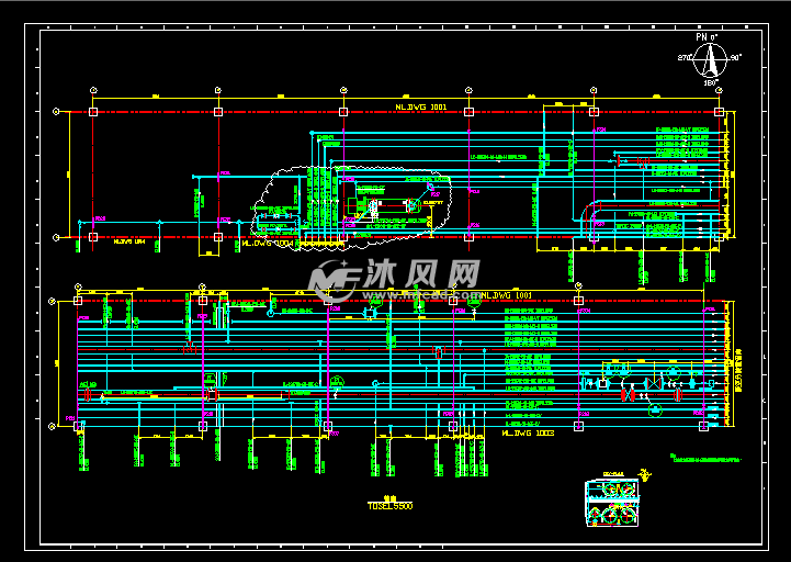 化工厂扩建工程管廊布置施工图