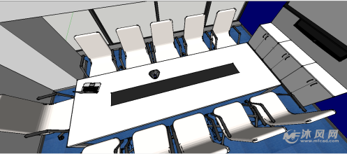 会议室三维设计模型