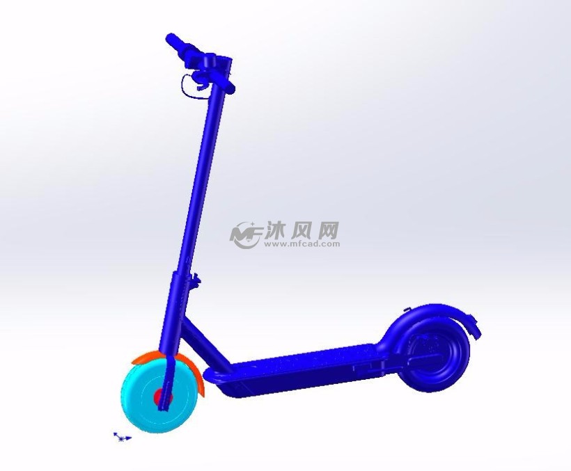 小米电动滑板车模型