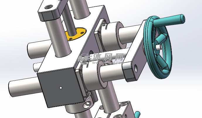 手动三轴调整机构