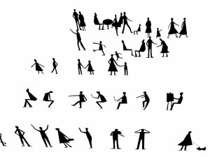 某事务所专用建筑配景人模型