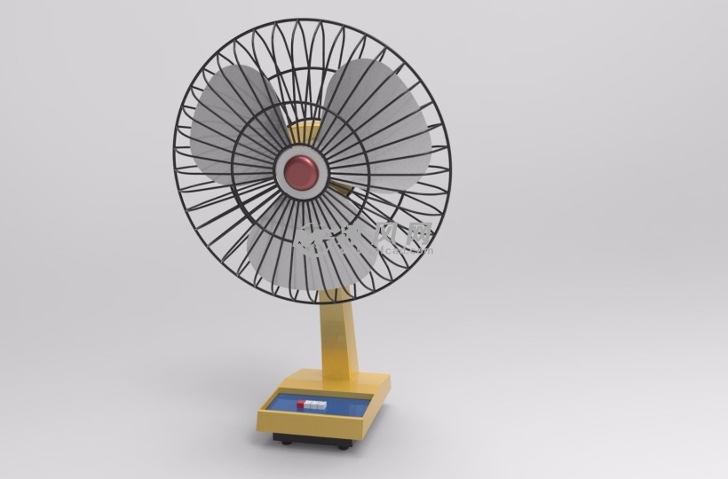 家用台式风扇模型