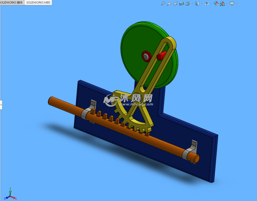往复运动的机构模型