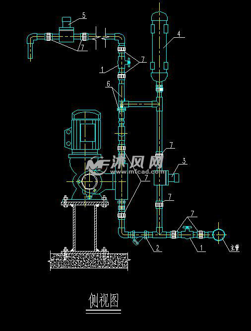 計量泵安裝配管設計圖