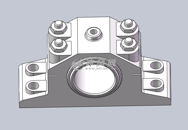 jb对开式四螺柱正滑动轴承共7种规格