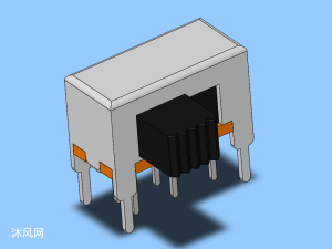 滑动开关三维设计