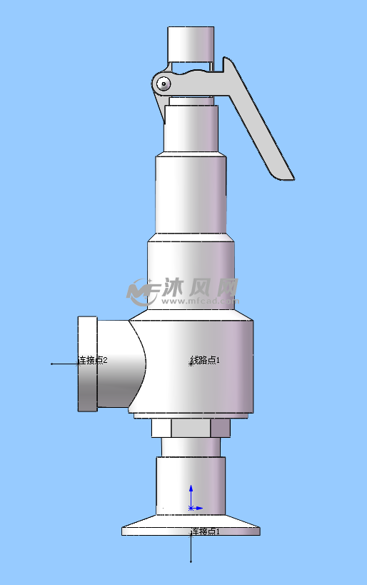 28y-16p安全阀 - 阀体图纸 - 沐风网