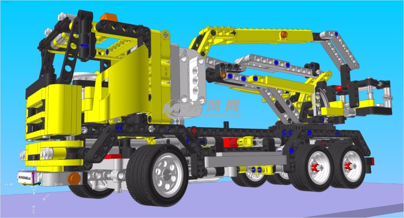 SW乐高移动吊车设计