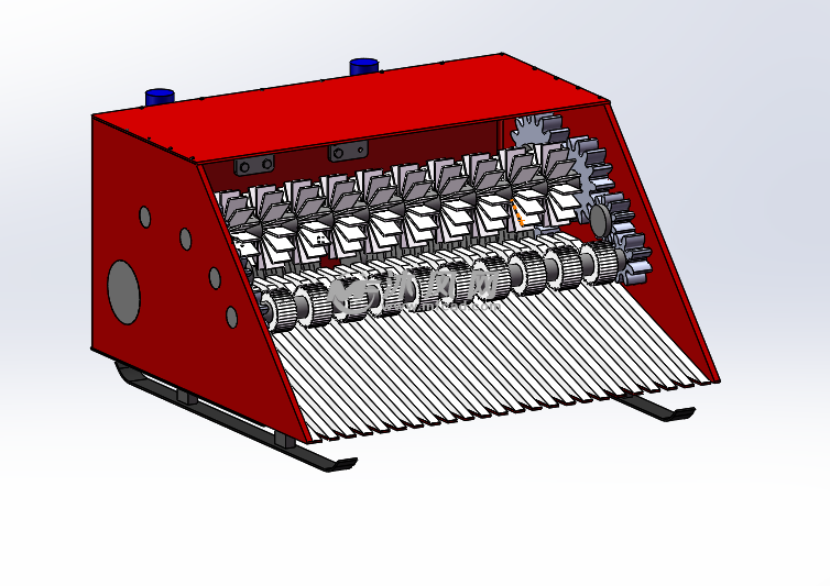 棉花收获机三维设计
