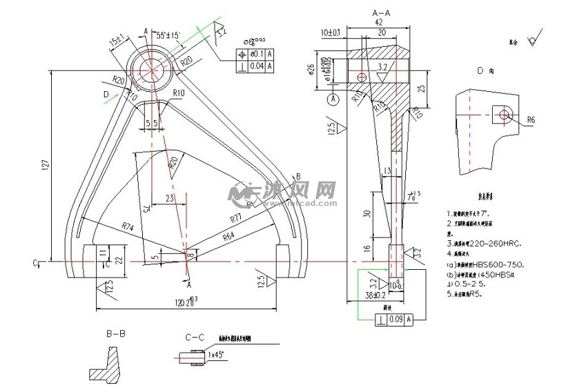 變速器撥叉零件機械加工工藝規程及其銑叉口兩內側面保證尺寸1202的工