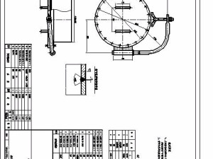 8款回转盖板式平焊法兰人孔 其他压力容器配件图纸-沐风网