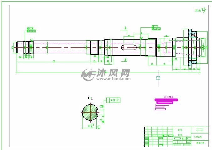 直径400mm普通车床主轴箱设计 - 机械加工图纸 - 沐风网