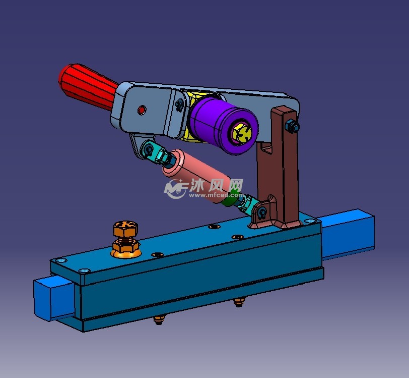 多向调节浮动张紧机构