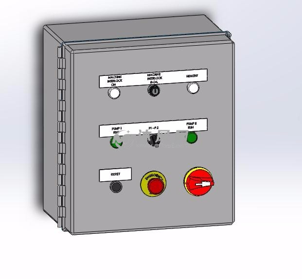 泵控制面板模型
