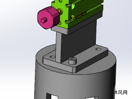机械转动架设计模型图