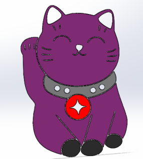 激光切割模型招财猫图纸合集的封面图