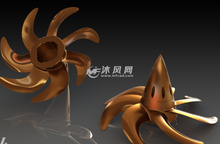 潜艇螺旋桨设计模型