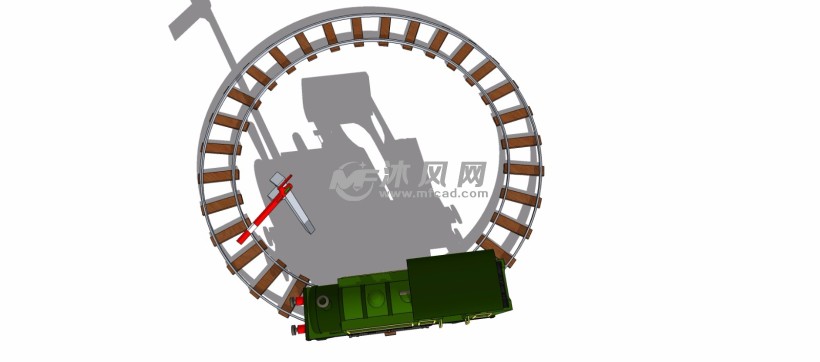 小火车俯视图