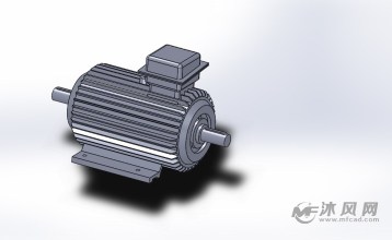 双输出轴电机建模