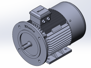 y3系列(ip55)三相异步电动机b3 - 电机图纸 - 沐风网
