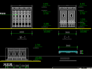 仿古中式 木结构 回廊 仓颉殿