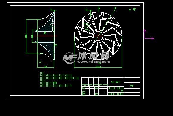 增压器叶轮组件结构与工艺设计