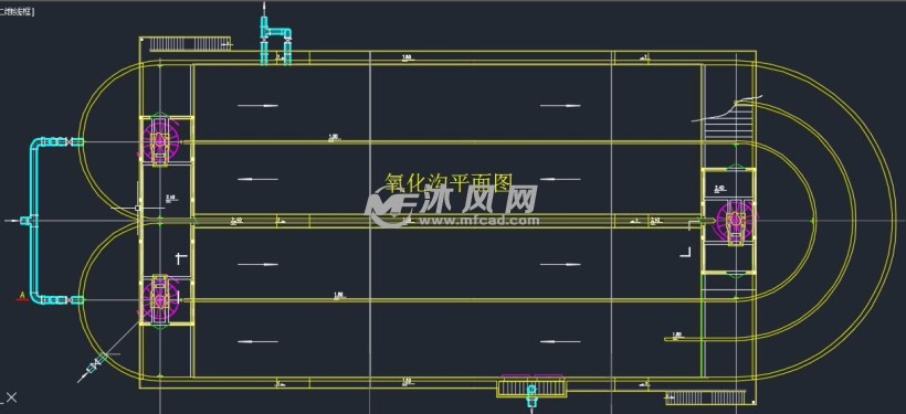 某市衛星城汙水處理廠設計carrousel氧化溝工藝