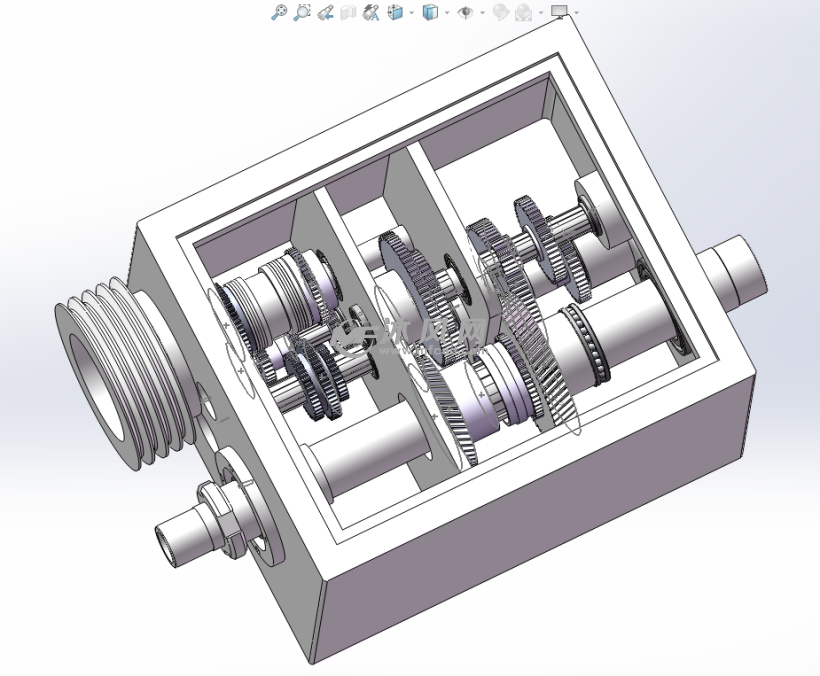 普通车床c620-1传动系统设计 - 机床附件图纸 - 沐风网
