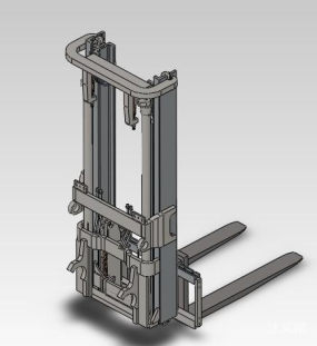 tcm3吨叉车二级标准门架图纸合集的封面图