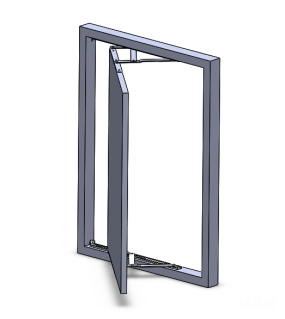 折叠窗(六杆机构的应用)图纸合集的封面图