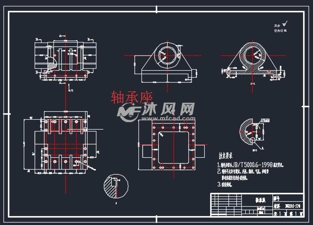 轴承座铸造成型工艺设计