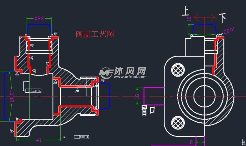 阀盖铸造工艺设计
