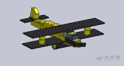 乐高飞机图纸模型