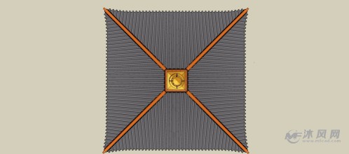 古建四方塔宝塔三维模型-中外古建筑模型图纸-沐风网