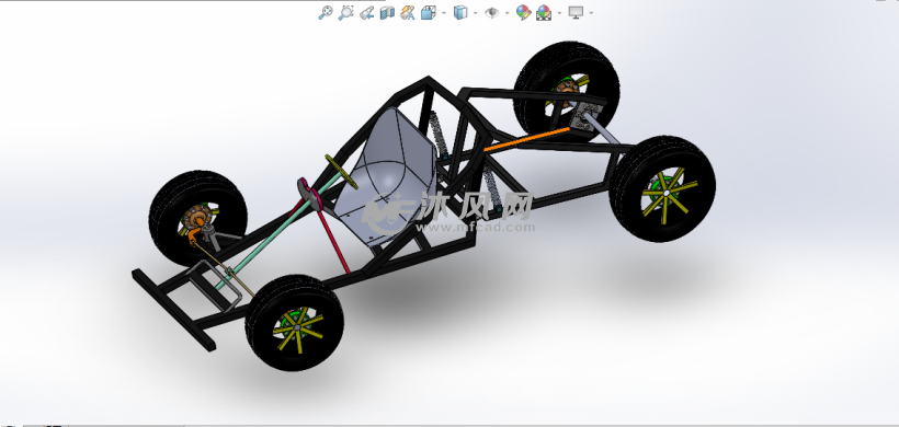 卡丁车设计模型图