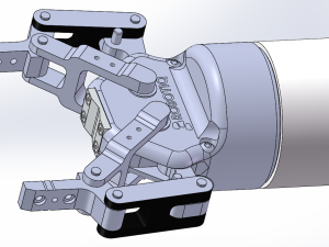 齿轮传动机械手爪sw