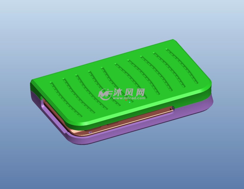 机顶盒电视模具分模设计