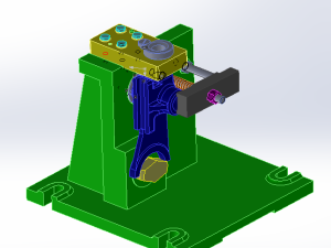 ca6140拨叉钻孔专用夹具