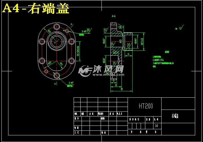 右端盖零件机械加工工艺规程及其铣大端底面工装夹具设计