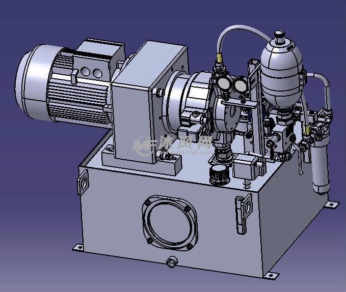 液压站模型总图