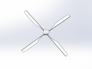 自制飞机螺旋桨叶片图片