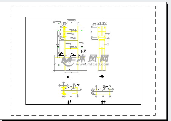 吊车车档轨道详图