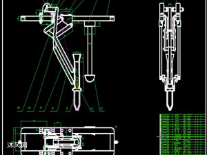 鸭嘴移栽机 - 农业机械图纸 - 沐风网