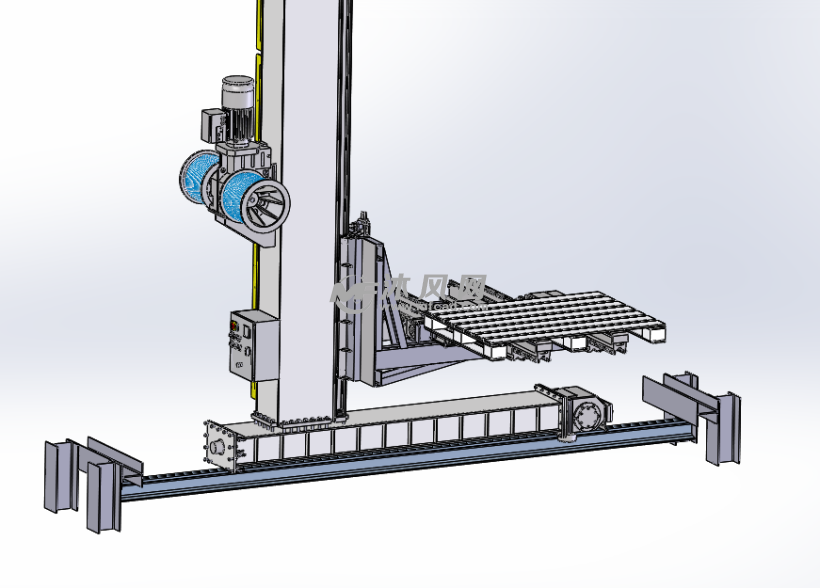 立体仓库堆垛机模型